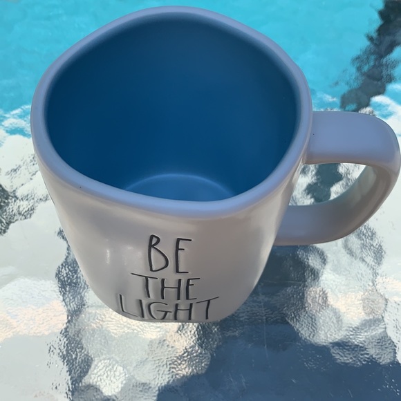 New Rae Dunn BE THE LIGHT Bisque Coffee Mug - Picture 4 of 5